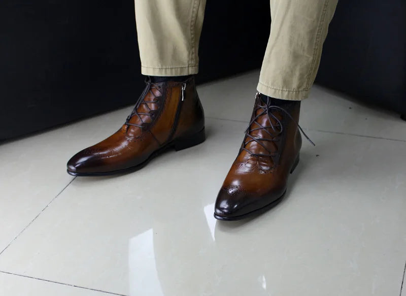 Handmade Genuine Leather Men's Dress Boot