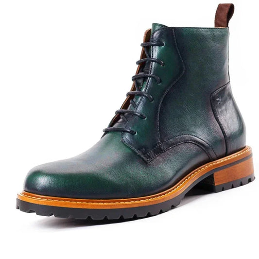 Genuine Leather Handmade British Style men Boots