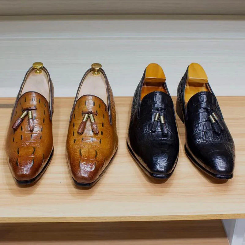 Italian Handmade Men Genuine Leather Shoes